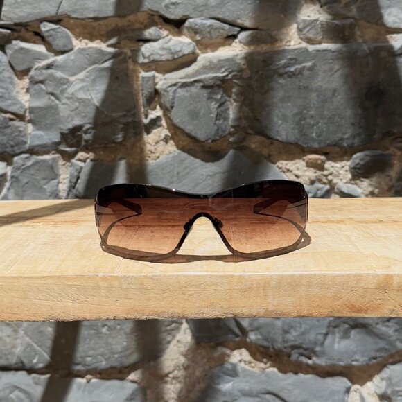 Chanel 4164 Vintage Swarovski Crystal Camellia CC Grey Sunglasses - Picture 2 of 12